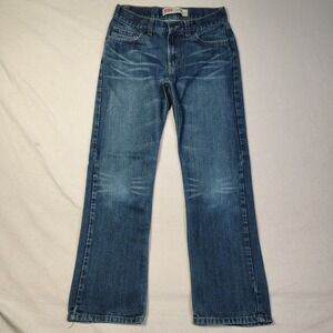 Levi's Boys 514 Slim Straight Jeans 16 Reg W28 L28 Blue Denim Medium Wash